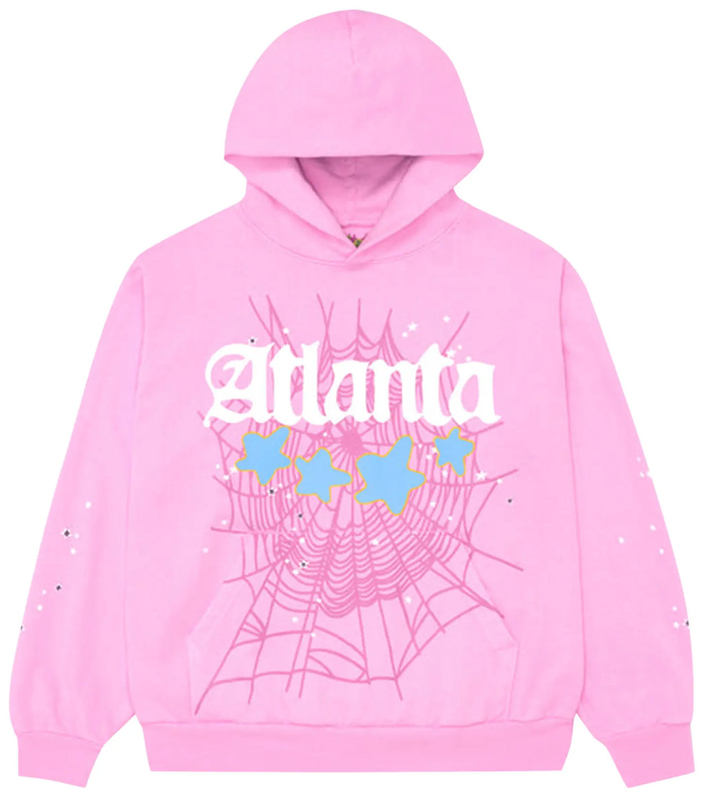 Sp5der Atlanta Hoodie 'Pink'
