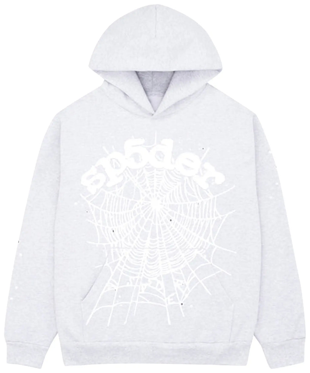Sp5der OG Web Hoodie 'Heather Grey'