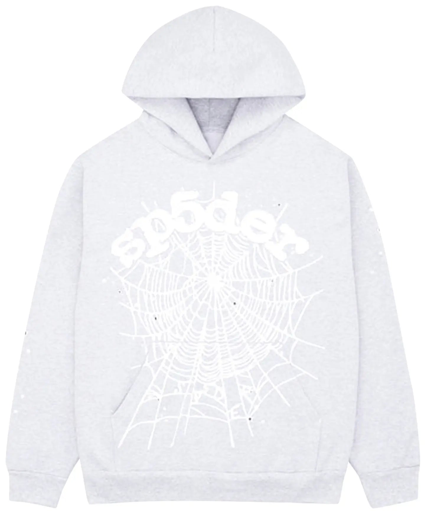 Sp5der OG Web Hoodie 'Heather Grey'