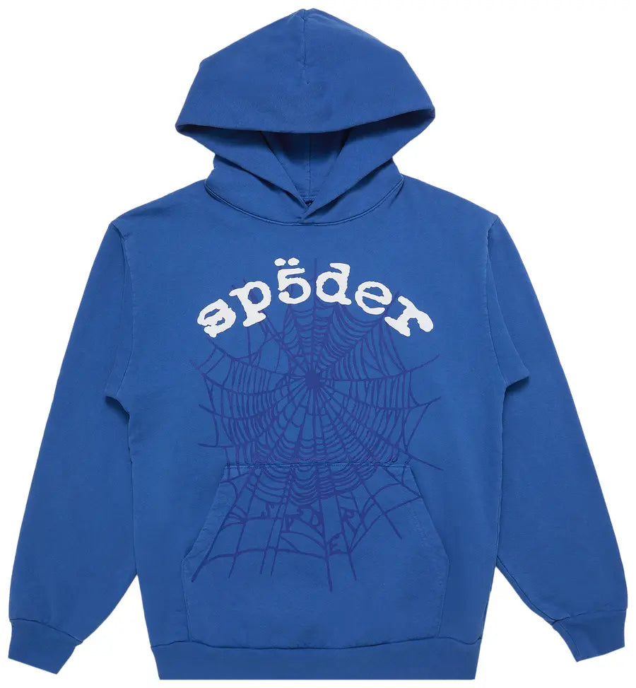 Sp5der Legacy Hoodie 'Blue'