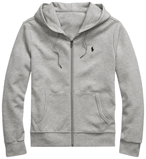 Polo Ralph Lauren Long-Sleeve Full Zip Hoodie 'Grey'