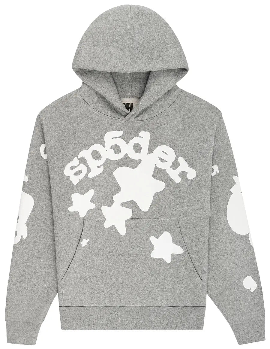 Sp5der Beluga Hoodie 'Dark Heather Grey'
