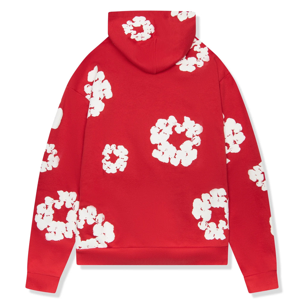 Denim Tears Cotton Wreath Hoodie 'Red'